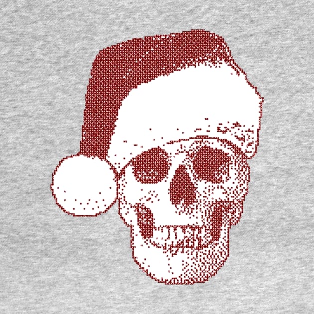 Santa Claus Hat Christmas Skull Fan Art by TerBurch